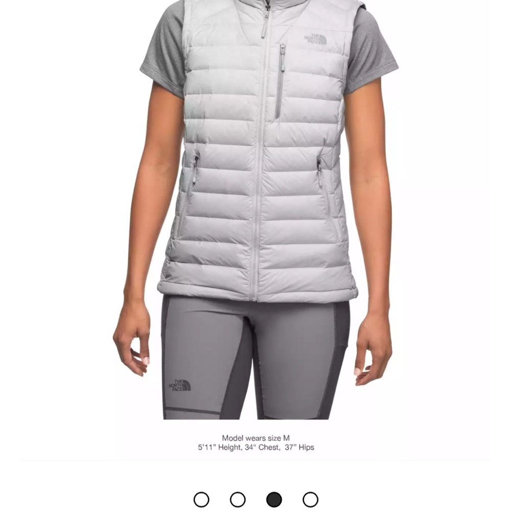 The North Face Gray Puffer Vest